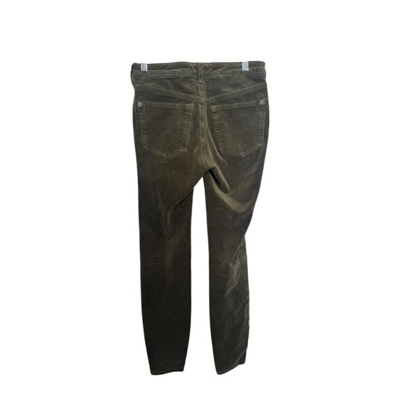Anthropologie Pilcro and the Letterpress Button Fly Corduroy Pants Olive Green - Picture 6 of 7